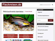 Tablet Screenshot of fischreisen.de